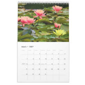 2022年：開花美しい カレンダー (3月 2027)