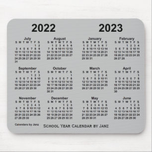 2022年~2023年度暦(Janz Silver著) マウスパッド