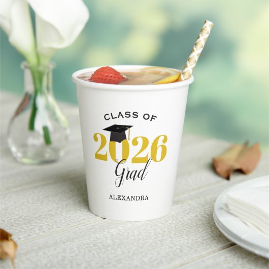 2022年Grad金ゴールド・ブラック紙杯 紙コップ (インサイチュ)