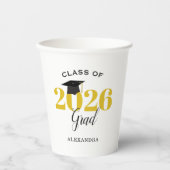 2022年Grad金ゴールド・ブラック紙杯 紙コップ (正面)