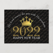 2022年LORD CRONS YEAR Christian Happy New Year ポストカード (正面)