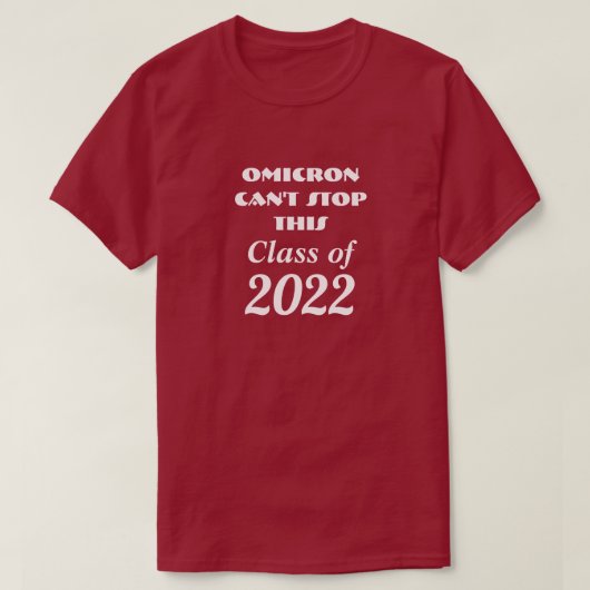 2022年Tシャツのクラス Tシャツ (デザイン正面)