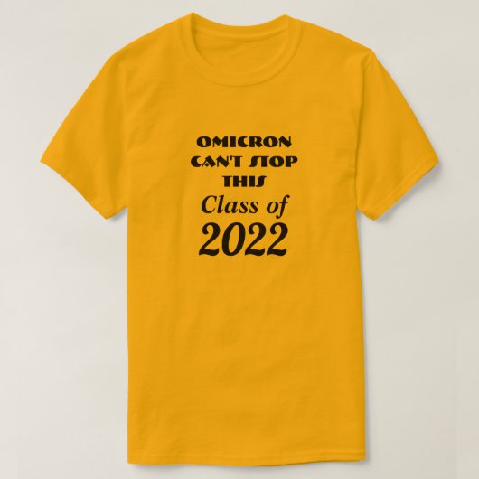 2022年Tシャツのクラス Tシャツ (デザイン正面)