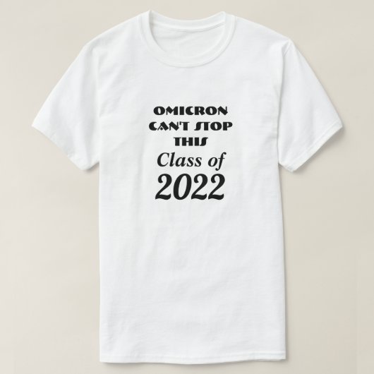 2022年Tシャツのクラス Tシャツ (デザイン正面)