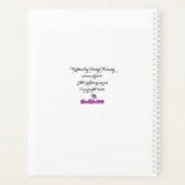 2022幾何学的デザインプランナー プランナー手帳 (裏面)