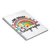 2022最終日オートグラフスクール2年生レインボーG ノートブック (右側)