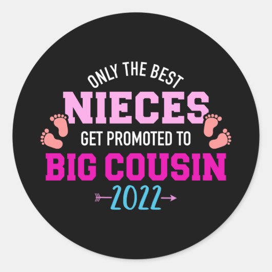 2022最高の年には姪しか昇進できない ラウンドシール (正面)