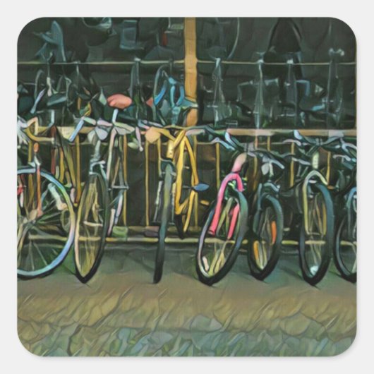 2022最高の年サイクリストへの贈り物 スクエアシール (正面)