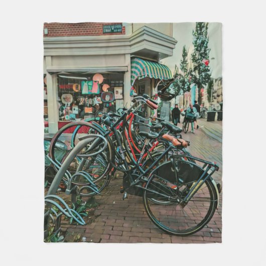 2022最高の年サイクリストへの贈り物 フリースブランケット (正面)