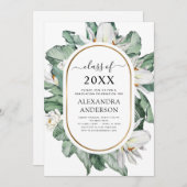 2022熱帯性卒業マグノリアフローラ誘致 招待状 (正面/裏面)