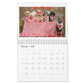 2022犬のカレンダー可愛さで日を明るくする カレンダー (2月 2027)