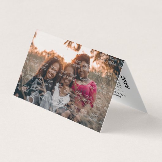 2022独自のカレンダーのカスタム作成  名刺 (裏面)