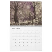 2022疑問に思年暦の木 カレンダー (3月 2027)