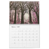 2022疑問に思年暦の木 カレンダー (2月 2027)