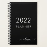 2022白黒スガーリークリプトモノグラム名モダン プランナー手帳<br><div class="desc">2022白と黒のモノグラム独自のスクリプト名2022カレンダーの結婚イベントプランナーを追加。これは、最高の甘い16歳の誕生日、結婚ブライダルシャワー、記念日、赤ちゃんシャワーまたはバチェロレッテギフトを作る誰かがグラームの豪華さとシックなスタイルを愛する。</div>