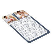 2022磁気冷蔵庫カレンダー写真モダン青 マグネット (右側)