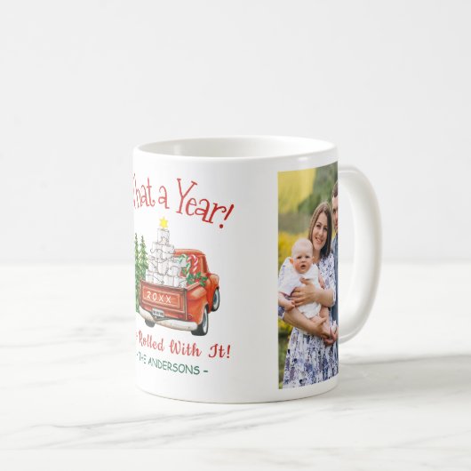 2022私たちは転がItのクリスマスフォトと コーヒーマグカップ (正面右)