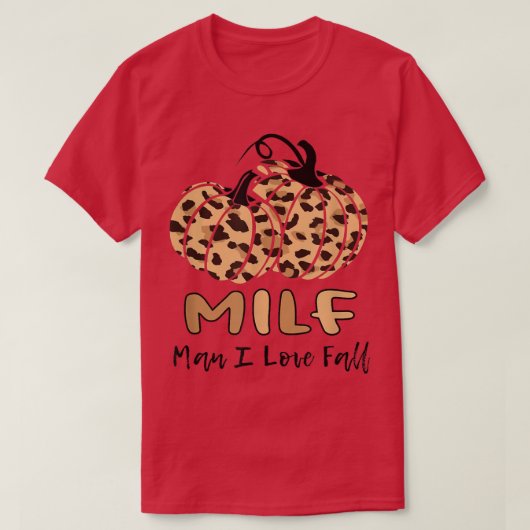 2022秋MILF男I愛する秋女性の秋の海 Tシャツ (デザイン正面)