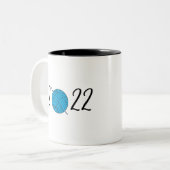 2022糸コーヒーマグ ツートーンマグカップ (正面左)