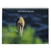 2022美しい鳥のウォールカレンダー カレンダー (カバー)