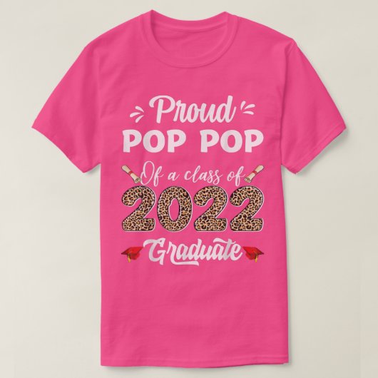2022誇りを持った年ポップ・アートの卒のクラス Tシャツ (デザイン正面)