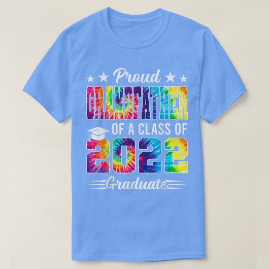 2022誇りを持った年絞り染め大学院生の祖父クラス Tシャツ (デザイン正面)