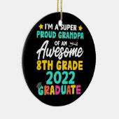 2022誇りを持った年8級卒業おじいちゃんクラス セラミックオーナメント (右)