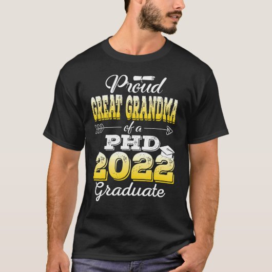 2022誇りを持った年Phd大学院DocのGrandaクラス Tシャツ (正面)