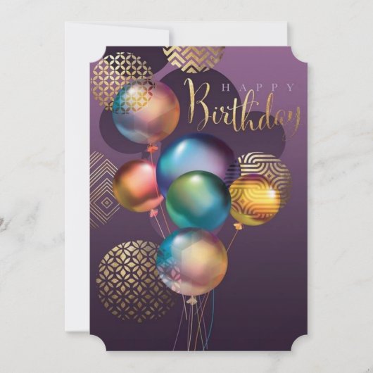 2022誕生日カード, 招待状 (正面)