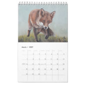 2022赤キツネアートカレンダー カレンダー (3月 2027)