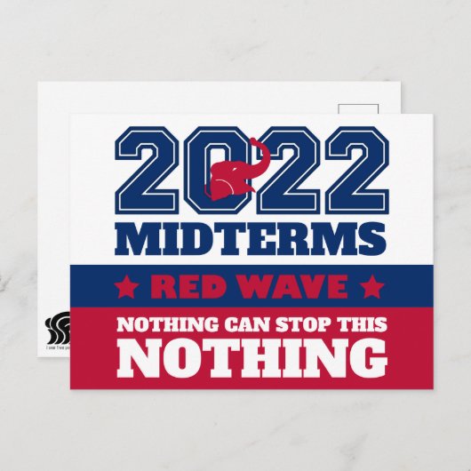 2022赤波No Can This  NOTHING ポストカード (正面/裏面)