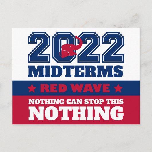 2022赤波No Can This  NOTHING ポストカード (正面)