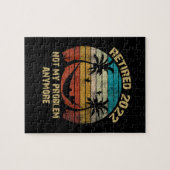 2022退職したビーチでの私の問題の退職 ジグソーパズル (横)