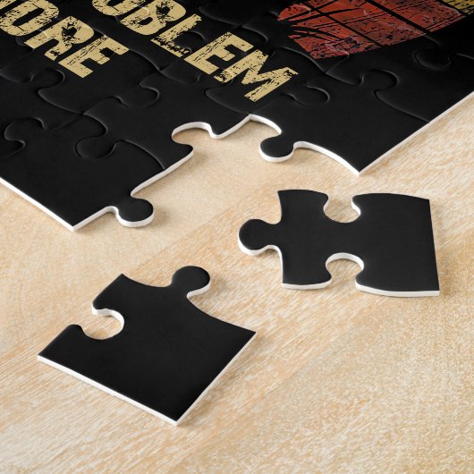 2022退職したビーチでの私の問題の退職 ジグソーパズル (側面)