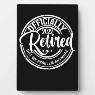 2022退職した年の正式な問題はもう私の問題ではない フォトプラーク