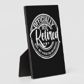 2022退職した年の正式な問題はもう私の問題ではない フォトプラーク (側面)