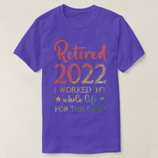 2022退職した年はもう私の問題ではない家族の夏 Tシャツ (デザイン正面)