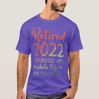 2022退職した年はもう私の問題ではない家族の夏 Tシャツ