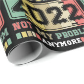 2022退職した年はもう私の問題ではない退職 ラッピングペーパー (ロールコーナー)