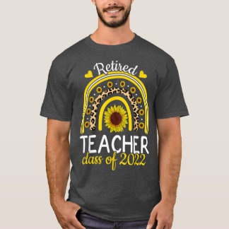 2022退職した年先生クラスRainbow Retirement S Tシャツ