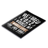 2022退職した年定年退職を果たおもしろいした ノートブック (左側)