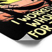 2022退職した年私は私の生涯おもしろい退職を働いた ポスター (角)