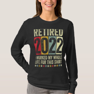 2022退職した年、私は一生懸命頑張った Tシャツ