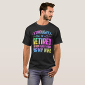 2022退職した、退職金、今は私だけが働く Tシャツ (正面フル)