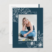 2022青フローラ緑エレガント色フォトグラード 案内ポストカード (正面/裏面)