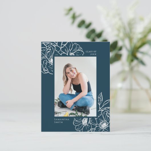 2022青フローラ緑エレガント色フォトグラード 案内ポストカード (スタンド正面)