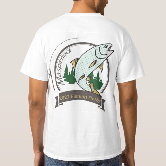 2022魚釣りダービー Tシャツ (裏面)