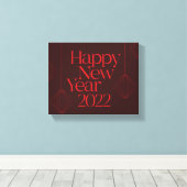 2022鮮やか年エレガントカッコいい初デザイン キャンバスプリント (インサイチュ (ウッドフロア))