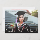 2022025赤モダン写真卒業発表 案内状 (正面)