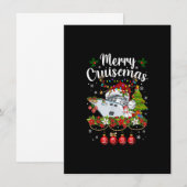 2022 クリスマスクルーズ サンタハット リンデューブ  Xmas 招待状 (正面/裏面)